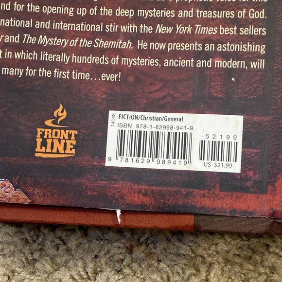The Book of Mysteries by Jonathan Cahn- Multicolor Hardcover - Daily Devotional - Picture 2 of 7